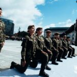 17.07.2022 Warszawa Plac Marszałka Józefa Piłsudskiego. Promocja na pierwszy stopień oficerski. / Fot. DWOT