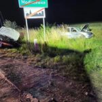 13.07.2022. Modliszewice. Wypadek / źródło: OSP KSRG Modliszewice - Facebook