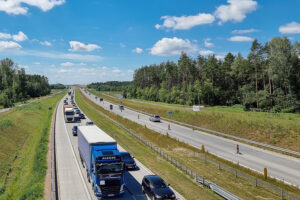 14.07.2022. Trasa S7. Odcinek Napierki – Mława / Fot. GDDKiA