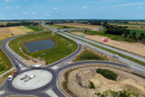 14.07.2022. Trasa S7. Odcinek Napierki – Mława / Fot. GDDKiA