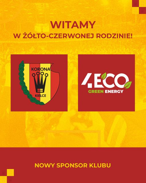 4ECO - nowy sponsor Korony