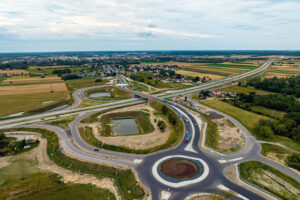 14.07.2022. Trasa S7. Odcinek Napierki – Mława / Fot. GDDKiA