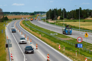 14.07.2022. Trasa S7. Odcinek Napierki – Mława / Fot. GDDKiA