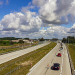 15.07.2022. Trasa S7. Odcinek Pieńki - Płońsk / Fot. GDDKiA