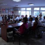 25.07.2022. Ostrowiec Św. Spotkanie z ministrem Andrzejem Adamczykiem. / Fot. Paweł Kwietniewski