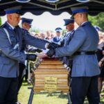 21.07.2022. Mirzec. Pogrzeb aspiranta Marcina Przygody / Fot. podkom. Damian Janus - Zespół Prasowy Komendy Wojewódzkiej Policji w Kielcach