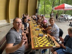 07.07.2022. Kielce. Wakacyjna Szkoła Szachowa Radia Kielce / Fot. Jakub Rożek - Radio Kielce