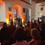 16.07.2022. Sandomierz. Festiwalu Muzyki Klasycznej „Ucho Igielne”. Widowisko „Usłyszeć taniec” / Fot. Grażyna Szlęzak - Radio Kielce