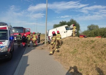 04.07.2022. Sandomierz. Wypadek / źródło: KPP w Sandomierzu