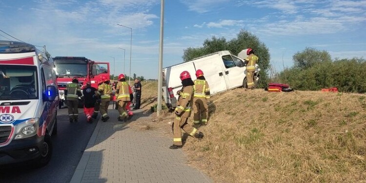 04.07.2022. Sandomierz. Wypadek / źródło: KPP w Sandomierzu