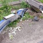 Kobierniki. Kierowca wjechał w ogrodzenie