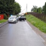 Kobierniki. Kierowca wjechał w ogrodzenie