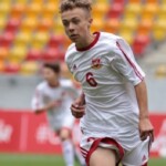 Na zdjęciu: Bartosz Sowiźrał - reprezentant Polski w piłce nożnej do lat 16 / Fot. PZPN