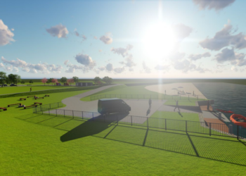 Wizualizacje bulwarów nad Nidą w Pińczowie / Fot. Urząd Miejski w Pińczowie