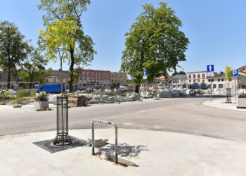 20.07.2022. Końskie. Przebudowa Rynku