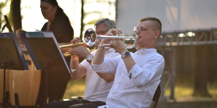 22.07.2022. Sielpia. Koncert Big Bandu. / Fot. Magdalena Galas-Klusek - Radio Kielce
