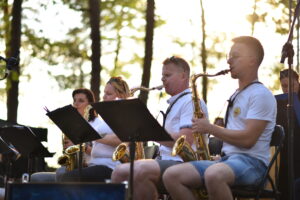 22.07.2022. Sielpia. Koncert Big Bandu. / Fot. Magdalena Galas-Klusek - Radio Kielce