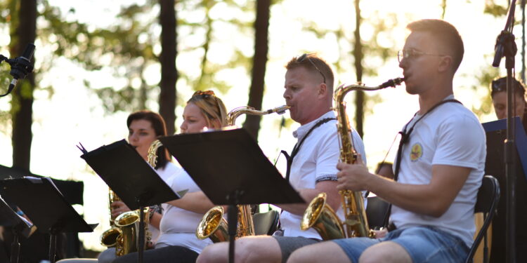 22.07.2022. Sielpia. Koncert Big Bandu. / Fot. Magdalena Galas-Klusek - Radio Kielce