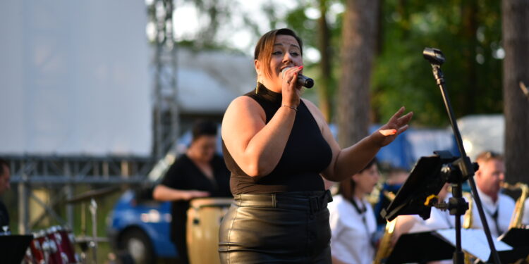 22.07.2022. Sielpia. Koncert Big Bandu. / Fot. Magdalena Galas-Klusek - Radio Kielce