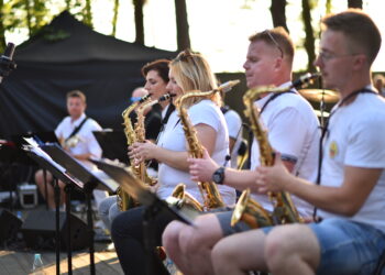 22.07.2022. Sielpia. Koncert Big Bandu. / Fot. Magdalena Galas-Klusek - Radio Kielce
