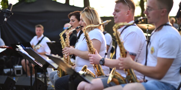 22.07.2022. Sielpia. Koncert Big Bandu. / Fot. Magdalena Galas-Klusek - Radio Kielce