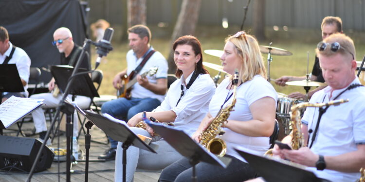22.07.2022. Sielpia. Koncert Big Bandu. / Fot. Magdalena Galas-Klusek - Radio Kielce