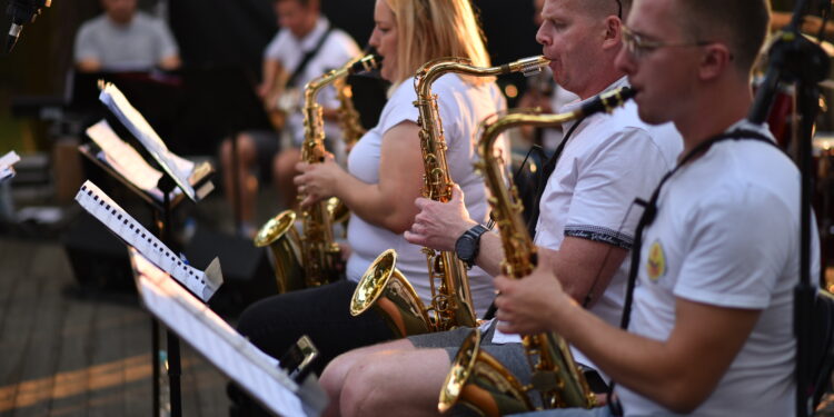 22.07.2022. Sielpia. Koncert Big Bandu. / Fot. Magdalena Galas-Klusek - Radio Kielce
