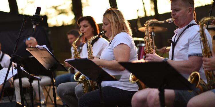 22.07.2022. Sielpia. Koncert Big Bandu. / Fot. Magdalena Galas-Klusek - Radio Kielce