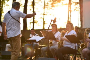 22.07.2022. Sielpia. Koncert Big Bandu. / Fot. Magdalena Galas-Klusek - Radio Kielce