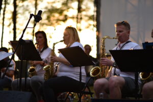 22.07.2022. Sielpia. Koncert Big Bandu. / Fot. Magdalena Galas-Klusek - Radio Kielce