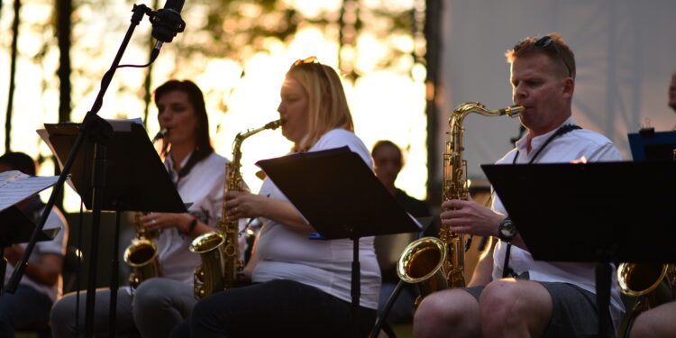 22.07.2022. Sielpia. Koncert Big Bandu. / Fot. Magdalena Galas-Klusek - Radio Kielce