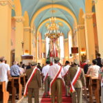 23.07.2022. Pilczyca. Pogrzeb szczątków żołnierzy Armii Krajowej / Fot. Magdalena Galas-Klusek - Radio Kielce