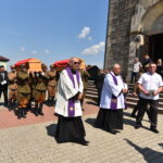 23.07.2022. Pilczyca. Pogrzeb szczątków żołnierzy Armii Krajowej / Fot. Magdalena Galas-Klusek - Radio Kielce