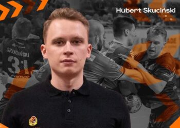 Na zdjęciu: Hubert Skuciński / Fot. KSZO Handball - Facebook