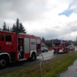 11.07.2022. Ostojów. Pożar domu / Fot. Józef Rak