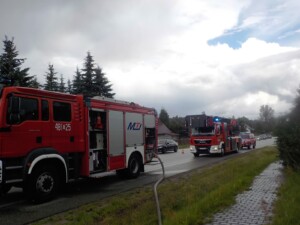 11.07.2022. Ostojów. Pożar domu / Fot. Józef Rak