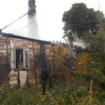 11.07.2022. Ostojów. Pożar domu / Fot. Józef Rak