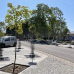 20.07.2022. Końskie. Przebudowa Rynku. Widok od ul. Piłsudskiego / fot. Magdalena Galas-Klusek - Radio Kielce