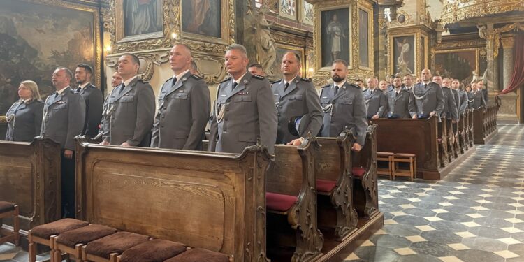 19.07.2022. Sandomierz. Święto policji / Fot. Grażyna Szlęzak - Radio Kielce