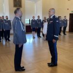 19.07.2022. Sandomierz. Święto policji. Na zdjęciu (z prawej): nadinspektor Jarosław Kaleta - komendant wojewódzki policji w Kielcach / Fot. Grażyna Szlęzak - Radio Kielce
