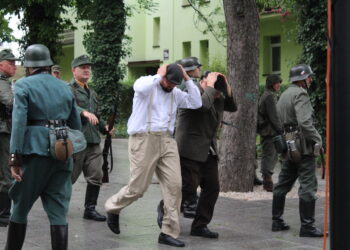 31.07.2022. Busko-Zdrój. Widowisko historyczne pt. Powstanie Warszawskie. / Fot. Marta Gajda-Kruk - Radio Kielce