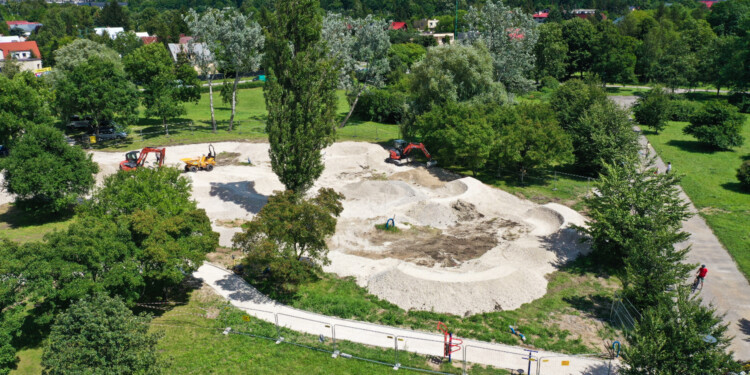 13.07.2022. Kielce. Budowa pumptracka / Fot. Jarosław Kubalski - Radio Kielce