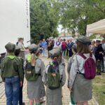 30.07.2022. Sandomierz. Obchodzy 78. rocznicy Powstania Warszawskiego. Odsłonięcie tablicy K. K. Baczyńskiego / Fot. Grażyna Szlęzak - Radio Kielce