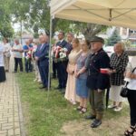 30.07.2022. Sandomierz. Obchodzy 78. rocznicy Powstania Warszawskiego. Odsłonięcie tablicy K. K. Baczyńskiego / Fot. Grażyna Szlęzak - Radio Kielce
