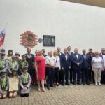 30.07.2022. Sandomierz. Obchodzy 78. rocznicy Powstania Warszawskiego. Odsłonięcie tablicy K. K. Baczyńskiego / Fot. Grażyna Szlęzak - Radio Kielce