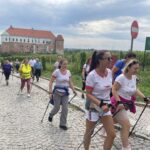 30.07.2022. Sandomierz. Szkolenie instruktorów nordic walking / Fot. Grażyna Szlęzak - Radio Kielce