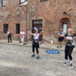 30.07.2022. Sandomierz. Szkolenie instruktorów nordic walking / Fot. Grażyna Szlęzak - Radio Kielce