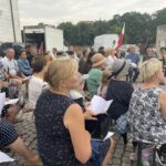 30.07.2022. Sandomierz. Spotkanie pt. „Wolne śpiewanie”. /Fot. Grażyna Szlęzak - Radio Kielce