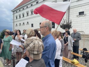 30.07.2022. Sandomierz. Spotkanie pt. „Wolne śpiewanie”. /Fot. Grażyna Szlęzak - Radio Kielce