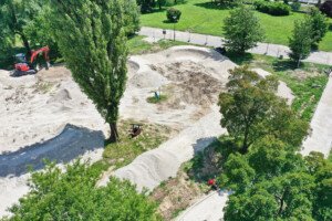 13.07.2022. Kielce. Budowa pumptracka / Fot. Jarosław Kubalski - Radio Kielce